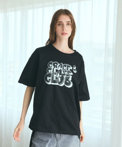 グラフィティプリントTシャツ