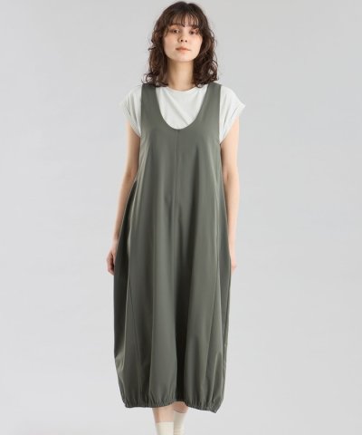 GREY LABEL テックジャージーコクーンワンピース
