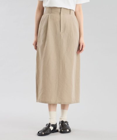 GREY LABEL リネンナイロンスカート