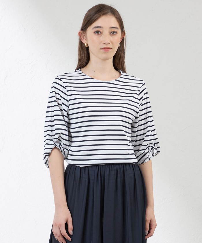 AMACA アマカ コットンレース コンビカットソー ホワイト 白 綿100%L 15,000～¥19,999｜カットソー・Tシャツ｜AMACA(アマカ)｜阪急