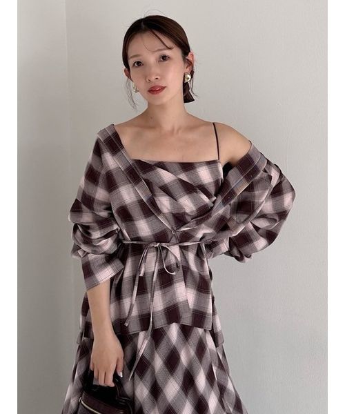 2wayオンブレチェックシャツ(508369221)｜阪急百貨店公式通販
