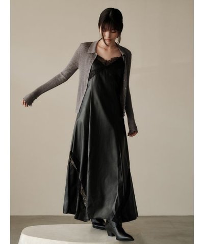 レーストリムスリップワンピース