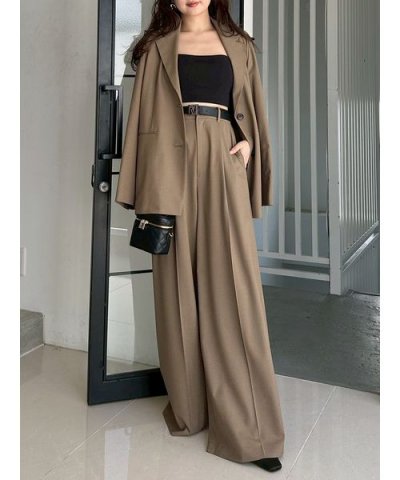 ワイドストレートパンツ