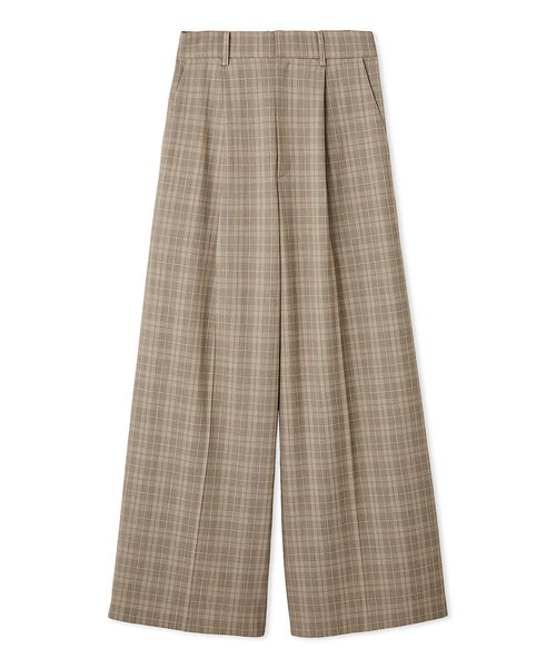 FRAYI. D ワイドストレートパンツ CHECK 1 FRAYI. D ワイドストレートパンツ CHECK 1