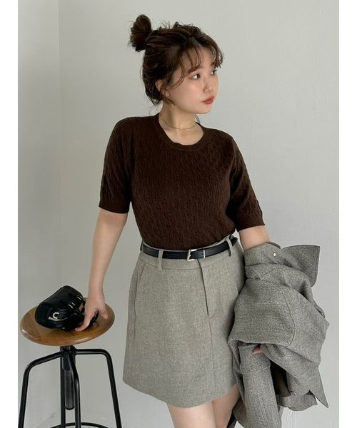極美品♪定価4.6万 イエナ OWIL アウル ハーフスリーブ ハンドニット trim_fce_item66f699e973597.jpg