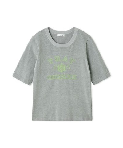 カレッジロゴインターシャニットプルオーバー