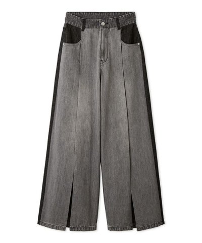 ボックスタックワイドデニムパンツ