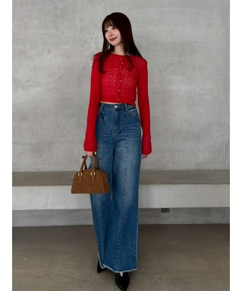FRAY I.D 【upper hights】THE　TIBBYデニムパンツ upper hights】THE TIBBYデニムパンツ(デニムパンツ)｜パンツ