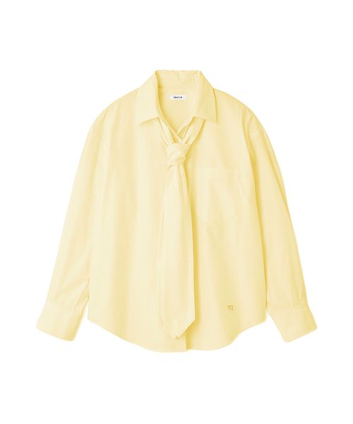 FRAYI. D ベーシックウォッシャブルシャツ/ウォッシャブル YEL F FRAYI. D ベーシックウォッシャブルシャツ/ウォッシャブル YEL F