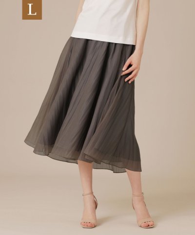 【L】エアリーリンクルスカート