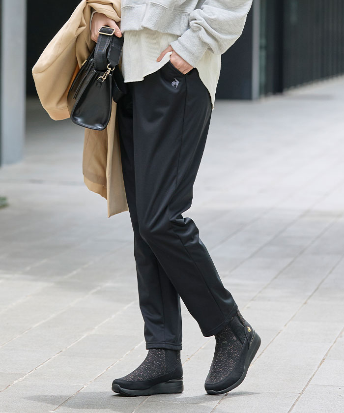 lecoqsportif(ings) ルコックスポルティフ le coq sportif エアスタイリッシュパンツ 防 ブラック M lecoqsportif(ings) ルコックスポルティフ le coq sportif エアスタイリッシュパンツ 防 ブラック M