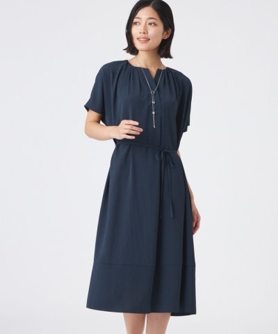 【吸水速乾・接触冷感・UV・ウォッシャブル】ファンクションデシンワンピース