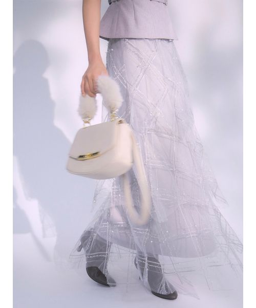 HANAE MORI×CELFORDコラボ】パールスカート(508381590)｜阪急百貨店
