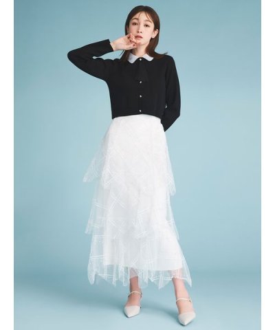 【HANAE MORI×CELFORDコラボ】パールスカート