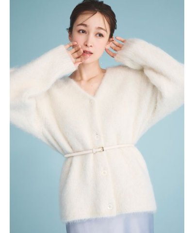 スパークルミディ丈カーディガン