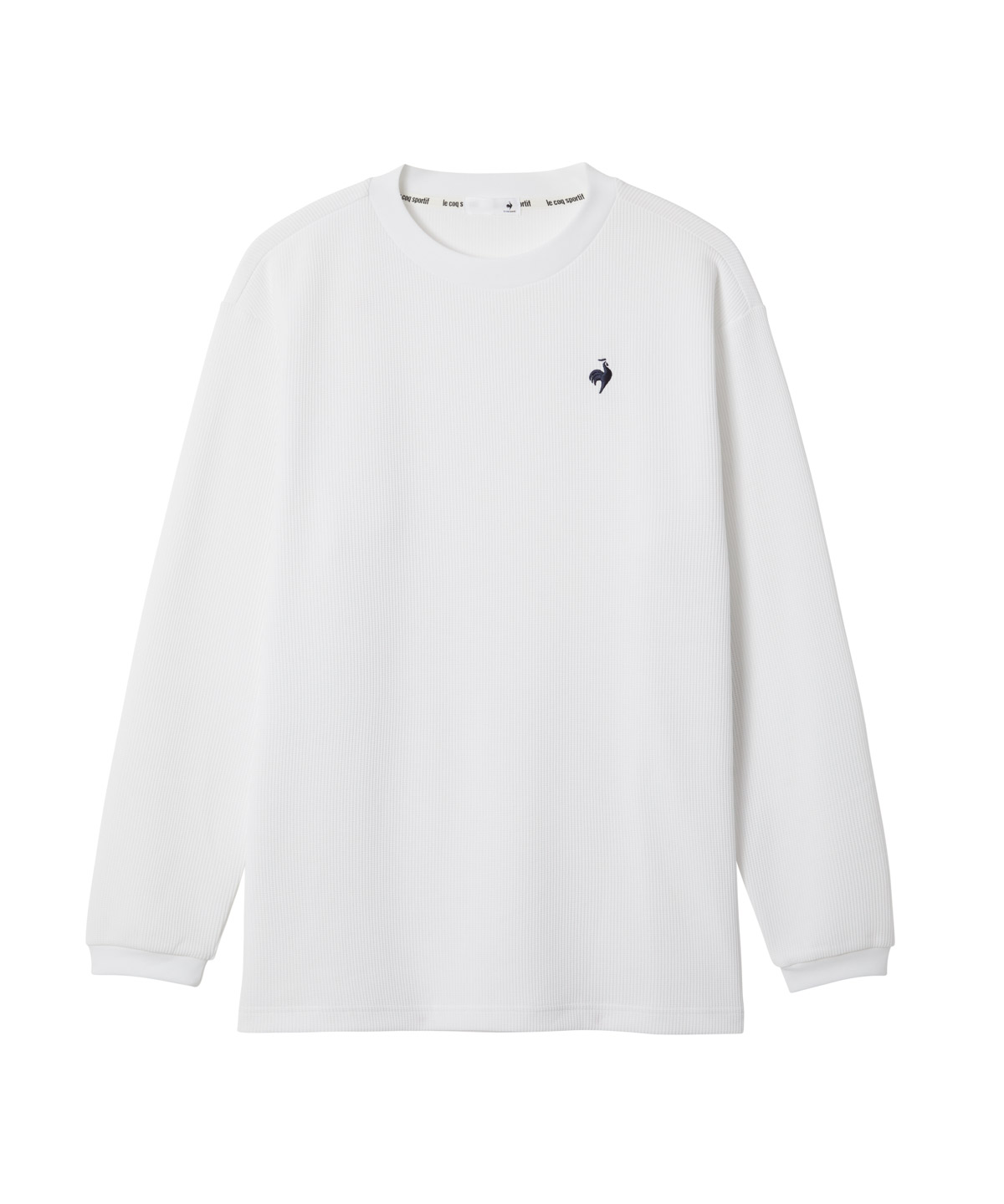 lecoqsportif(ings) ルコックスポルティフ le coq sportif ヘランカワッフル長袖Tシャツ ホワイト M lecoqsportif(ings) ルコックスポルティフ le coq sportif ヘランカワッフル長袖Tシャツ ホワイト M