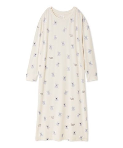 【接触冷感】コアラ柄ワンピース