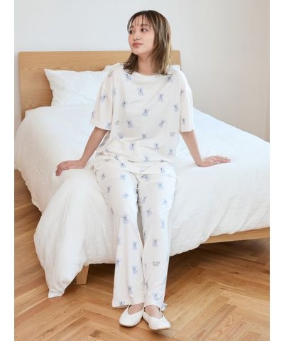 【接触冷感】コアラ柄ロングパンツ