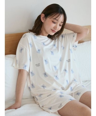 【接触冷感】コアラ柄Tシャツ