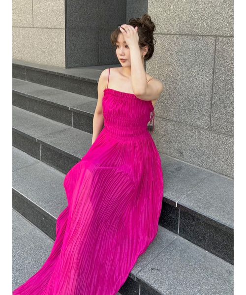 【美品】フレイ アイディー　ドレス　ピンク ピンク系｜ワンピース・ドレス｜FRAY I.D(フレイ アイディー)｜阪急