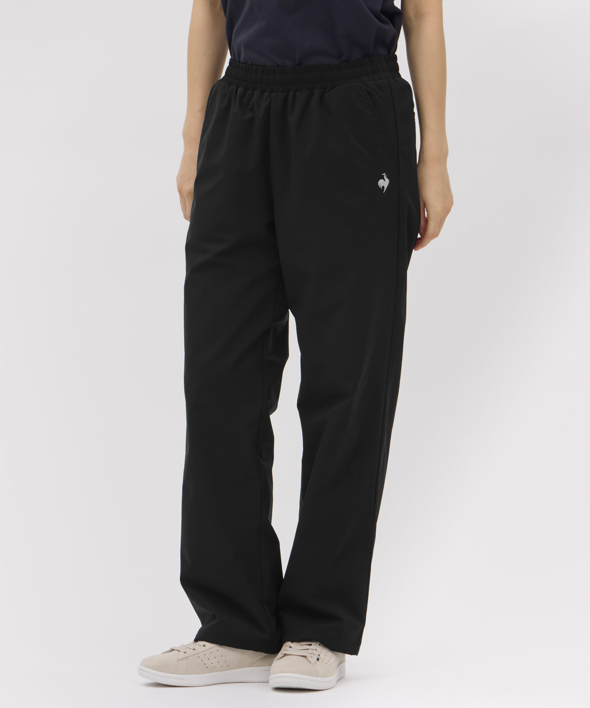 lecoqsportif(ings) ルコックスポルティフ le coq sportif 裏起毛ウィンドブレーカーパン ブラック O lecoqsportif(ings) ルコックスポルティフ le coq sportif 裏起毛ウィンドブレーカーパン ブラック O