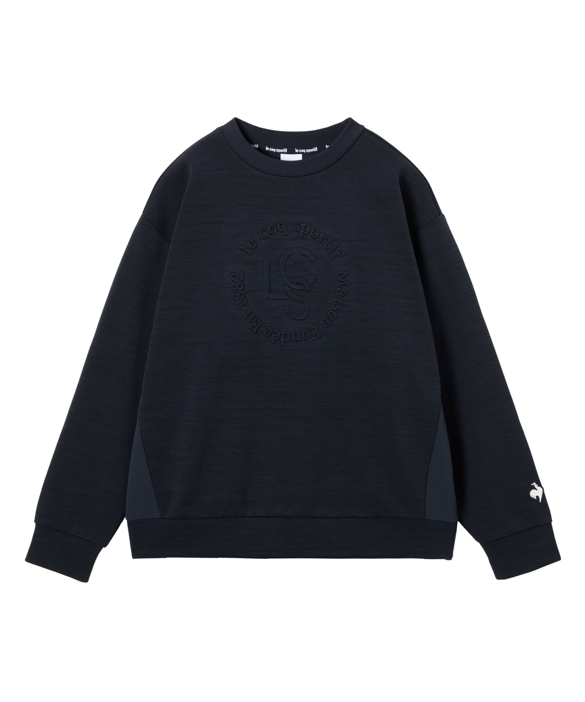 公式 ルコックスポルティフ アクティブスウェット クルーネック レディース 吸汗 ストレッチ UV CUT トレーニング LT5FSW41L 25FW ルコックスポルティフ le coq sportif アクティブスウェット