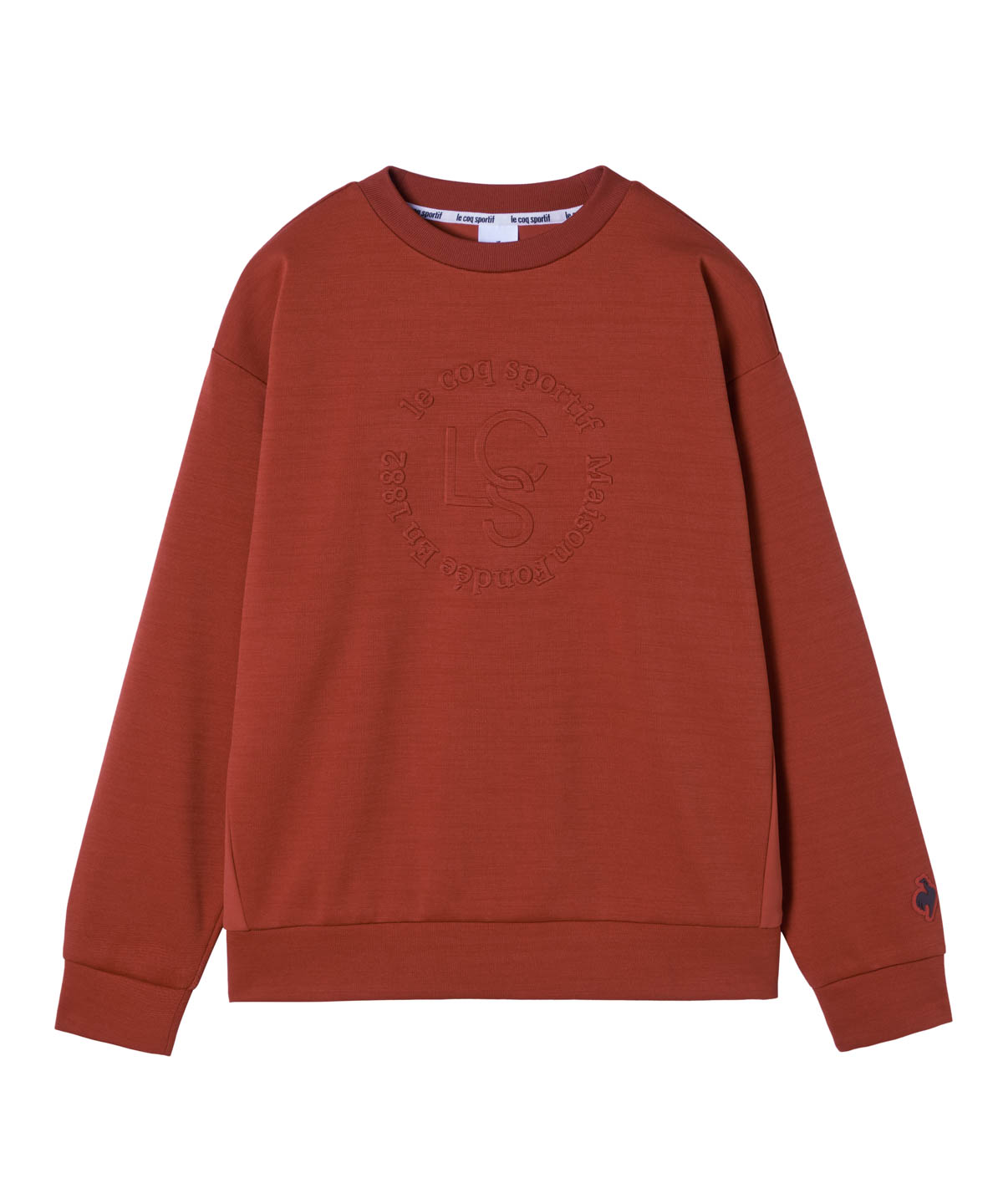 公式 ルコックスポルティフ アクティブスウェット クルーネック レディース 吸汗 ストレッチ UV CUT トレーニング LT5FSW41L 25FW ルコックスポルティフ le coq sportif アクティブスウェット
