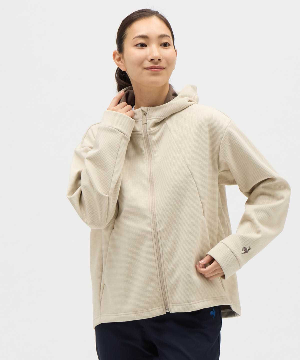 lecoqsportif(ings) ルコックスポルティフ le coq sportif 防風ストレッチワッフルボンデ ベージュ M lecoqsportif(ings) ルコックスポルティフ le coq sportif 防風ストレッチワッフルボンデ ベージュ M