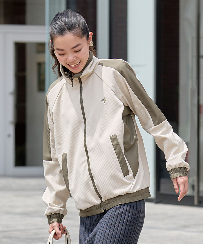 lecoqsportif(ings) ルコックスポルティフ le coq sportif リバーシブルアウター ベージュ S lecoqsportif(ings) ルコックスポルティフ le coq sportif リバーシブルアウター ベージュ S