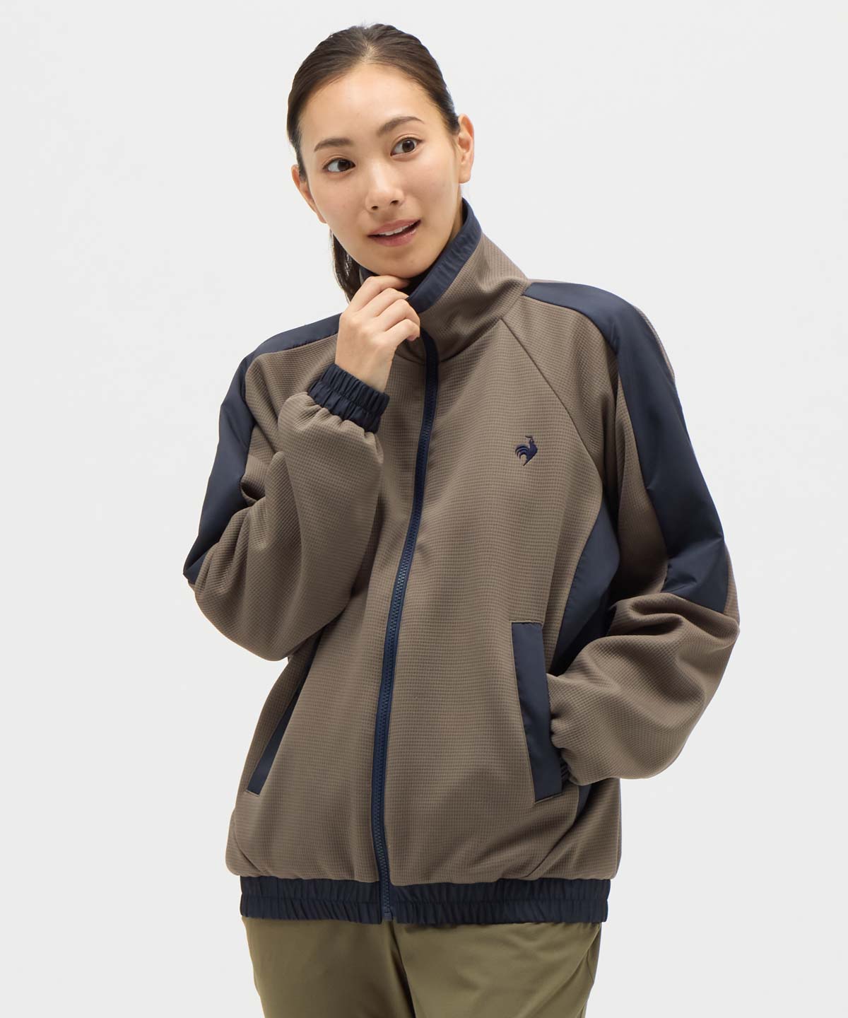 lecoqsportif(ings) ルコックスポルティフ le coq sportif リバーシブルアウター ブラウン M lecoqsportif(ings) ルコックスポルティフ le coq sportif リバーシブルアウター ブラウン M