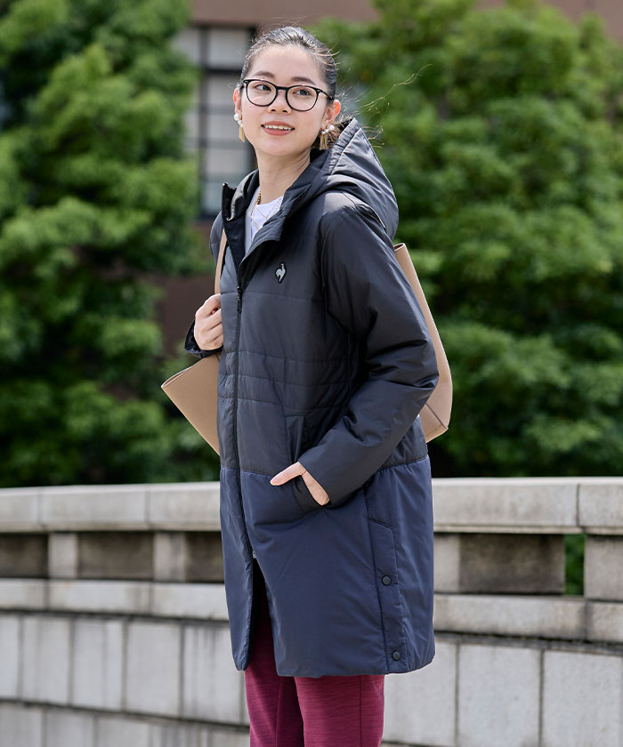 ルコックスポルティフ le coq sportif 中わたロングコート(508383459