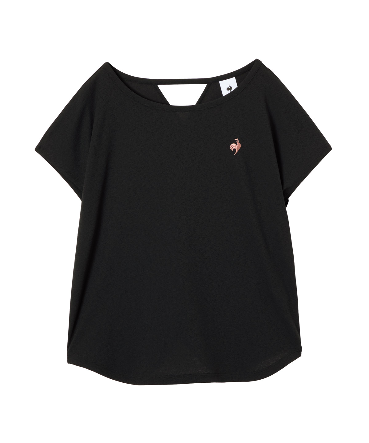 lecoqsportif(ings) ルコックスポルティフ le coq sportif シアーライト半袖Tシャツ ブラック M lecoqsportif(ings) ルコックスポルティフ le coq sportif シアーライト半袖Tシャツ ブラック M