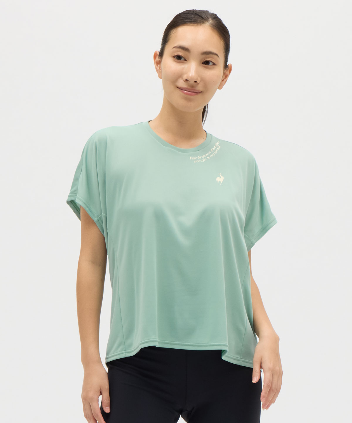 le coq sportif - 【le coq sportif/ルコックスポルティフ】半袖 吸汗 速乾シャツ・M ルコック スポルティフ 吸汗速乾 エコペット半袖シャツ（ユニ