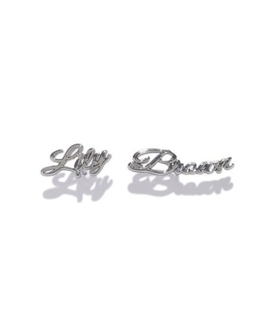 LILY BROWNロゴピアス