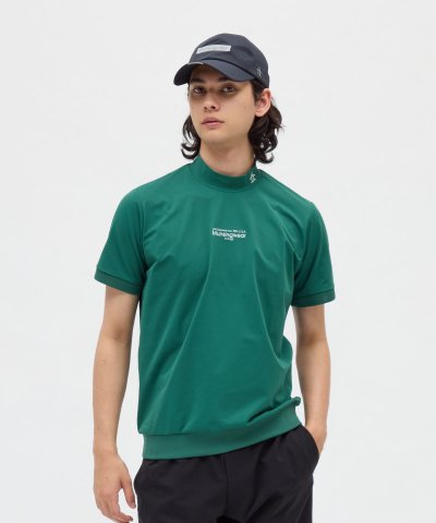 マンシングウェア Munsingwear ペンギングラフィックプリント半袖モック