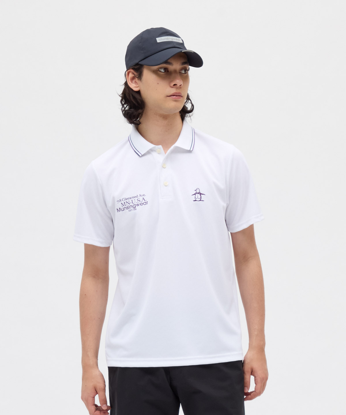Munsingwear(ings) マンシングウェア Munsingwear Sunscreen NIR 接触涼感キ ホワイト L Munsingwear(ings) マンシングウェア Munsingwear Sunscreen NIR 接触涼感キ ホワイト L