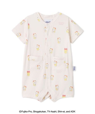 【ドラえもん】【ベビー】総柄ロンパース