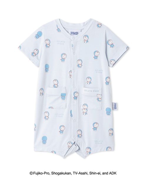 gelato pique☆ロンパース☆50-70☆新品① ドラえもん】【ベビー】総柄ロンパース(508389058)｜阪急百貨店
