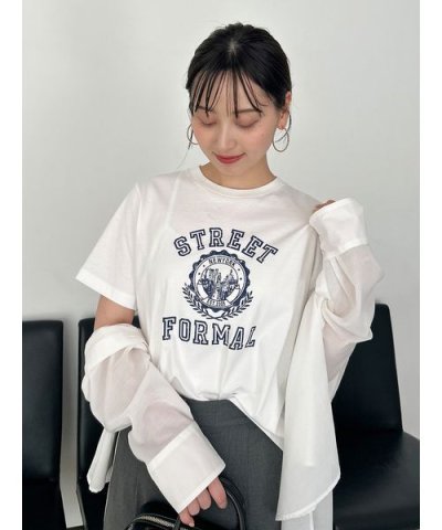 プリントロゴTシャツ