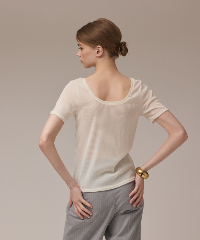 tシャツ フロッキーチュールカットトップ レディース フロッキーチュールカットトップ(508389084)｜阪急百貨店公式
