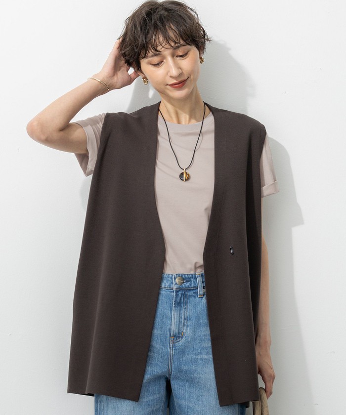 【新品】23区　ジレ 一部店舗限定】ファンシーツイード ジレ / 23区 | ファッション