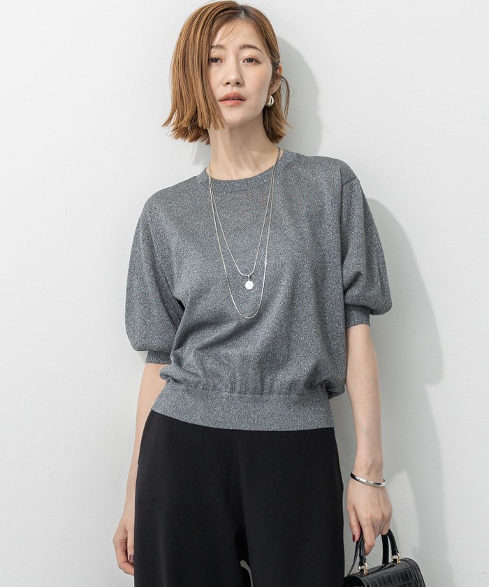 シルバー系｜ニット・セーター｜23区 (Lサイズ)(ニジュウサンク L