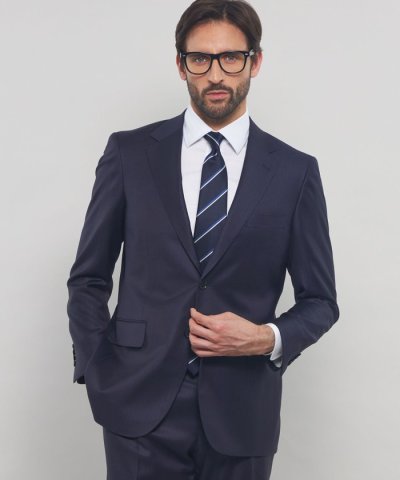 【OX BRIDGE】【DORMEUIL/ドーメル】シャドーストライプスーツ