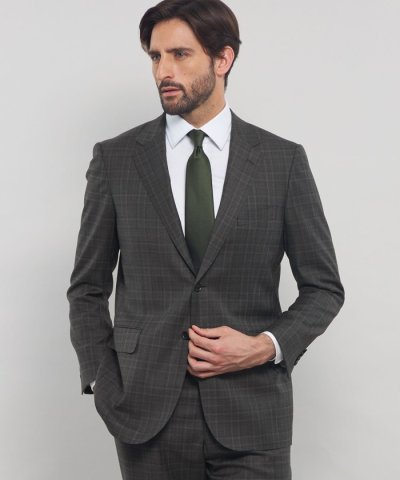 【OX BRIDGE】【DORMEUIL/ドーメル】コンビネーションチェックスー