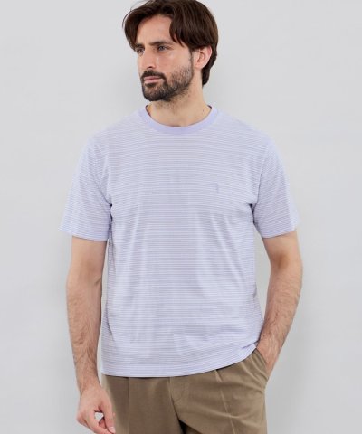 マイクロリンクスボーダー半袖Tシャツ