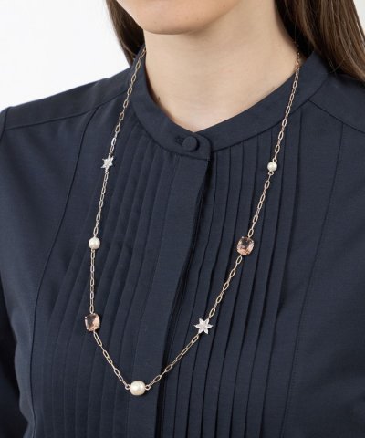 ガラススターステーションネックレス