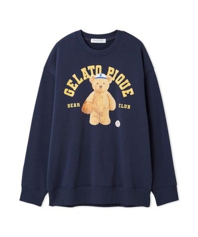 【HOMME】スポーティベア裏毛プルオーバー