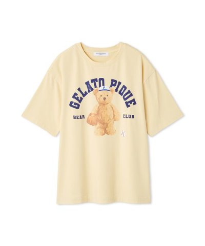【HOMME】スポーティベアワンポイントTシャツ