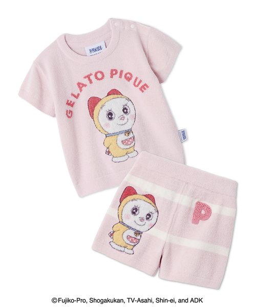 gelato pique 【ドラえもん】ジャガードプルオーバー&ショートパンツ ドラえもん】【キッズ】ジャガードプルオーバー&ショートパンツセット