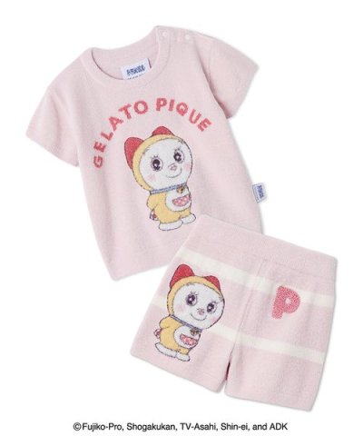 【ドラえもん】【ベビー】ジャガードプルオーバー&ショートパンツセット